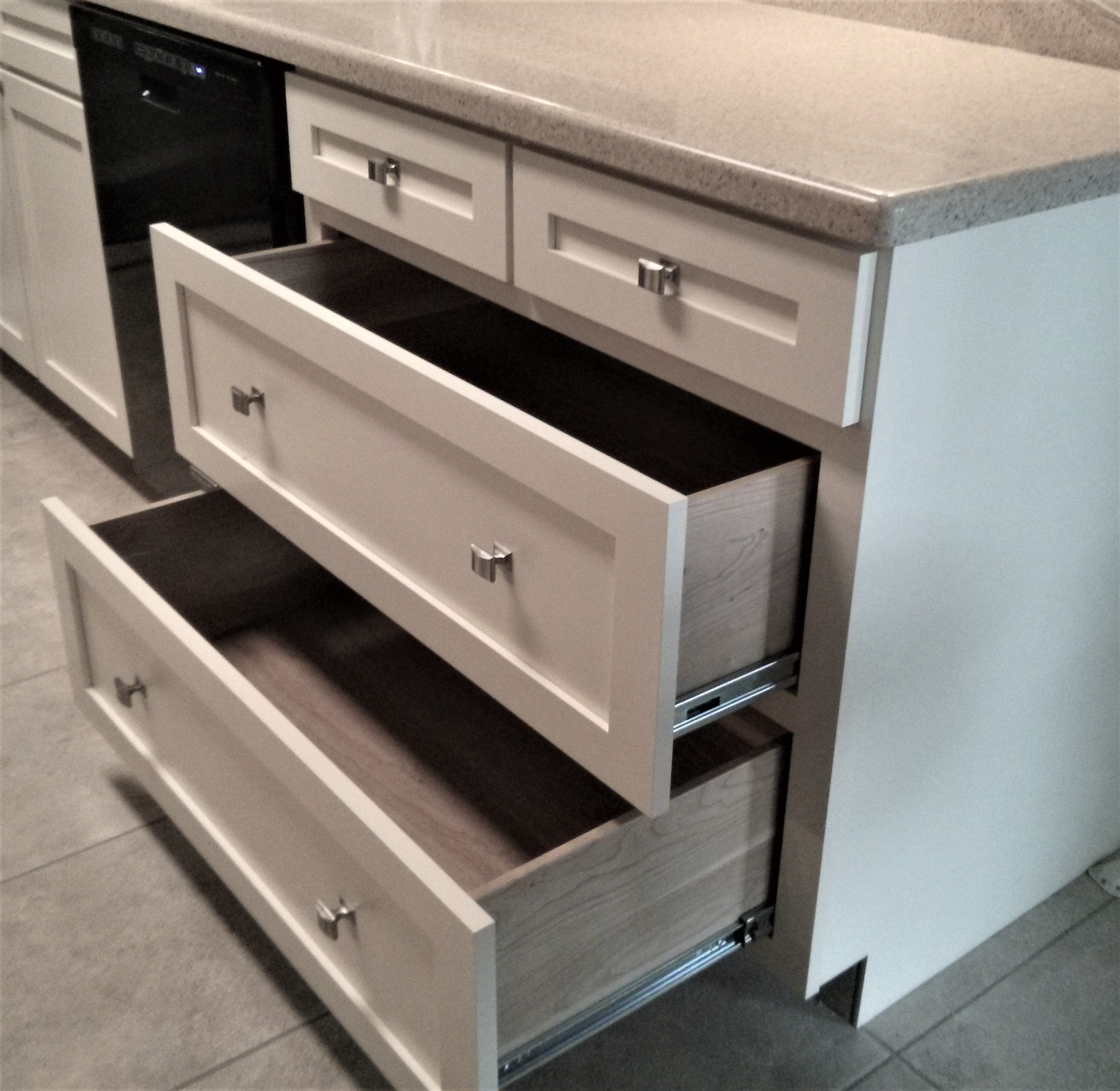 Converting Lower Cabinets To Drawers Kitchen Craftsman Geneva Illinois