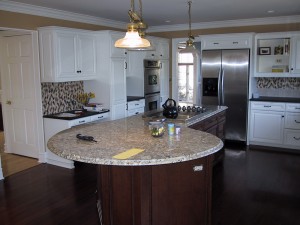 cabinet refacing costs more in a big kitchen