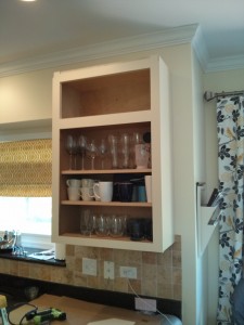 30" wall cabinet modification 